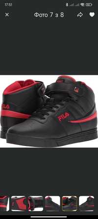 Чоловічі кросівки Fila Vulc 13 Mid Red/Blаck