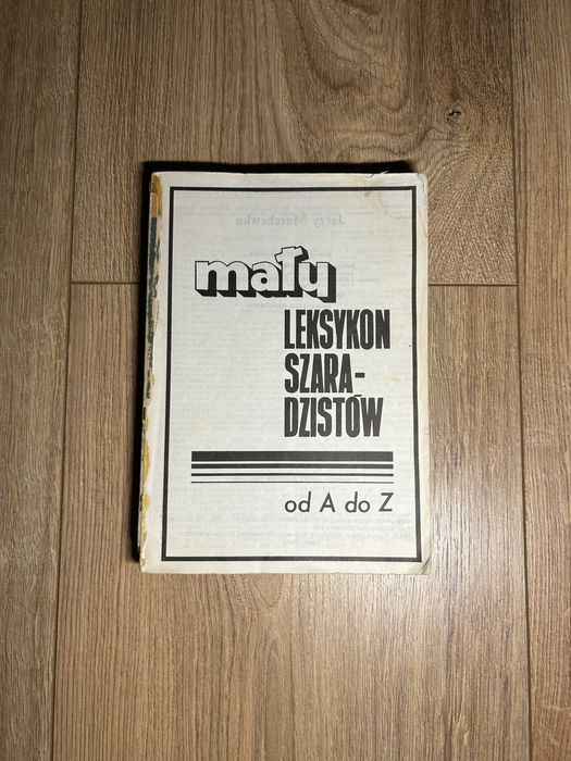 Książka mały leksykon szaradzistów od A do Z