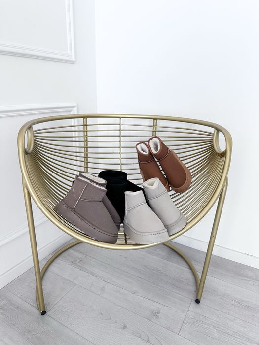 Уггі з значком UGG на платформі, угги UGG platform