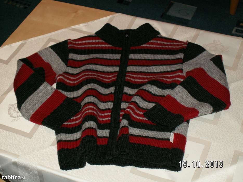 Sweterek rozpinany na zamek Tup-Tup rozmiar 110