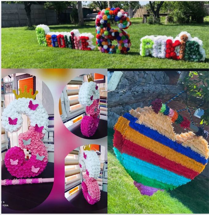 Поздравление Белый медведь , розовая панда