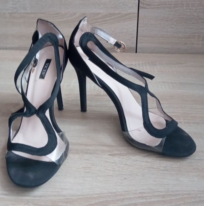 Buty damskie sandały wysoki obcas szpilka rozmiar 41