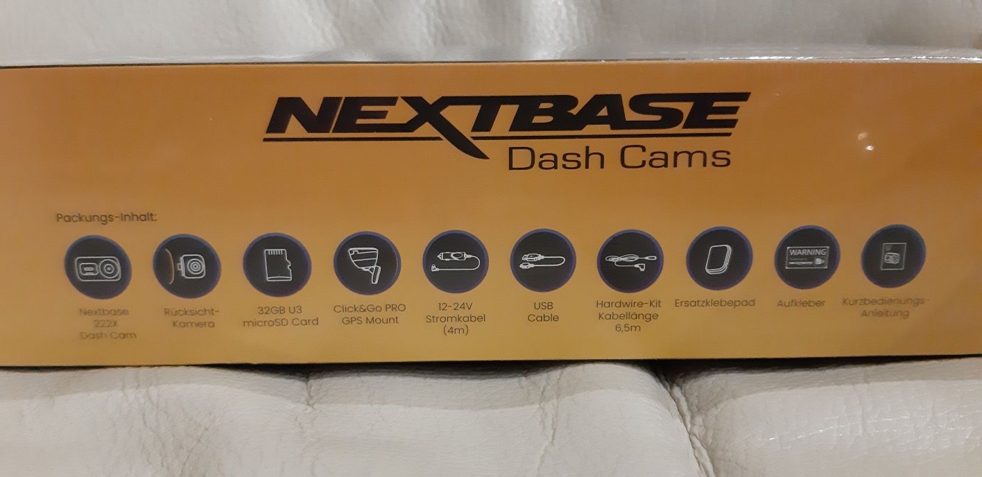 Kamera przednia i tylna NEXTBASE 222X Dash Cams