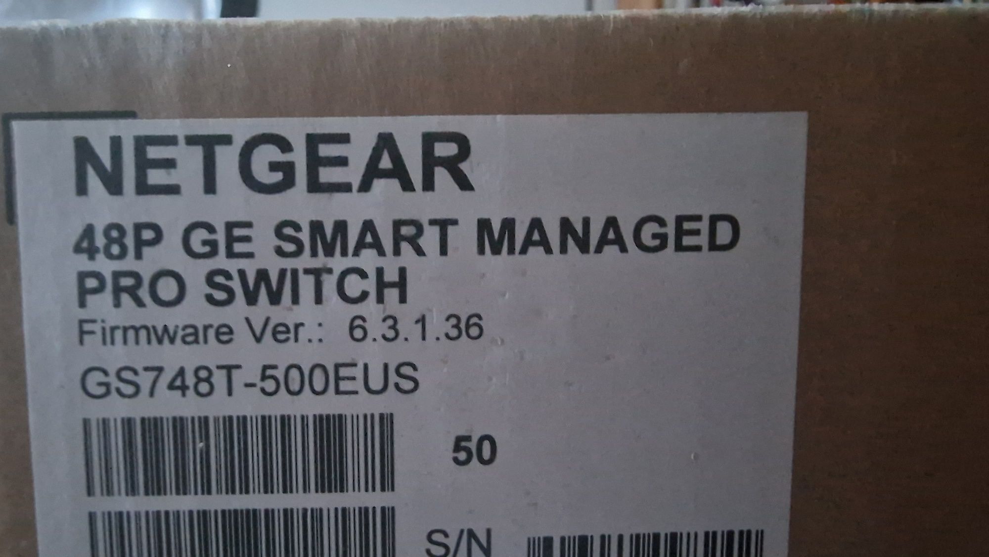 Switch NETGEAR GS748T-500EUS