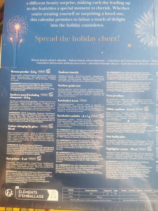 Nowy Kalendarz adwentowy 24 kosmetyki super na prezent