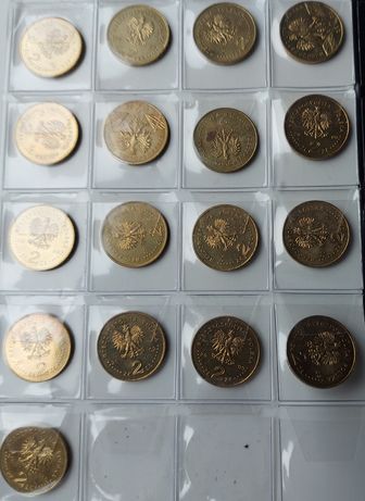 monety 2 zł. kolekcjonerskie 17 sztuk