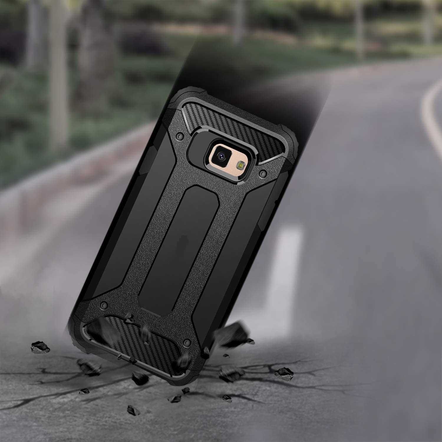 Case Etui Pancerne Armor do Samsung Galaxy J4 Plus + Szkło Hartowane