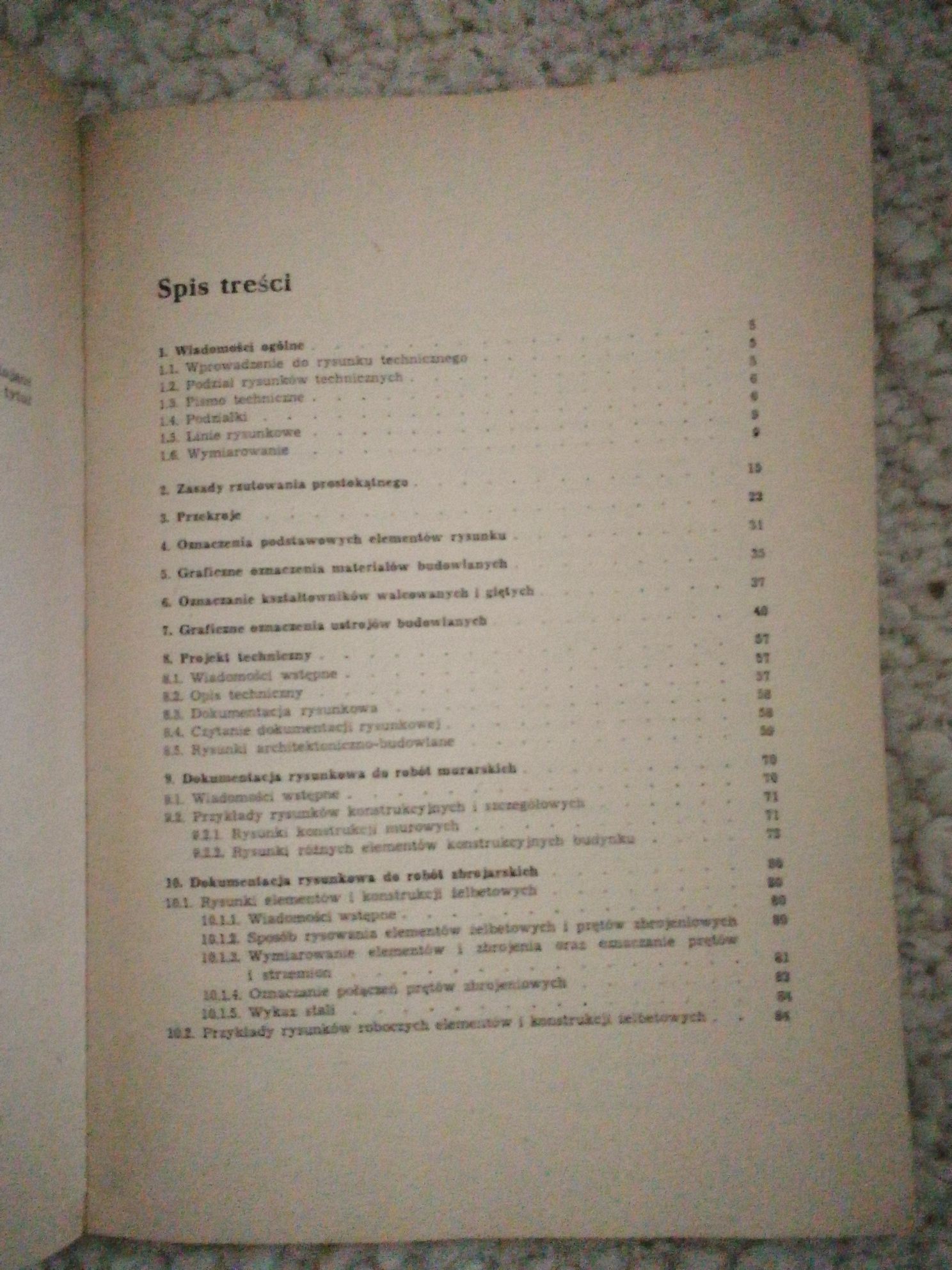 Rysunek zawodowy dla murarzy i zbrojarzy Antoni Szpecht