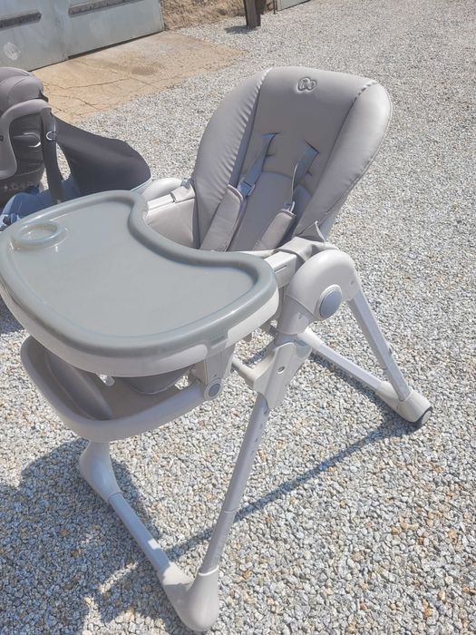 Kinderkraft "Yummy" krzesełko do karmienia SZARE