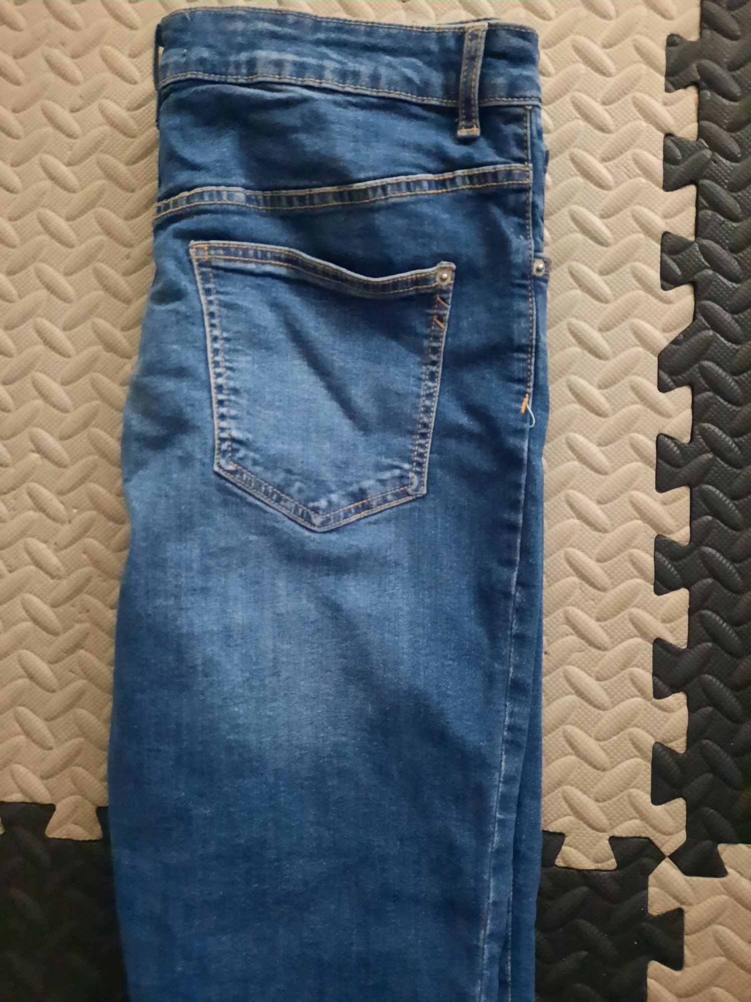 Nowe jeansy Reserved 46 xxxl slim high rise