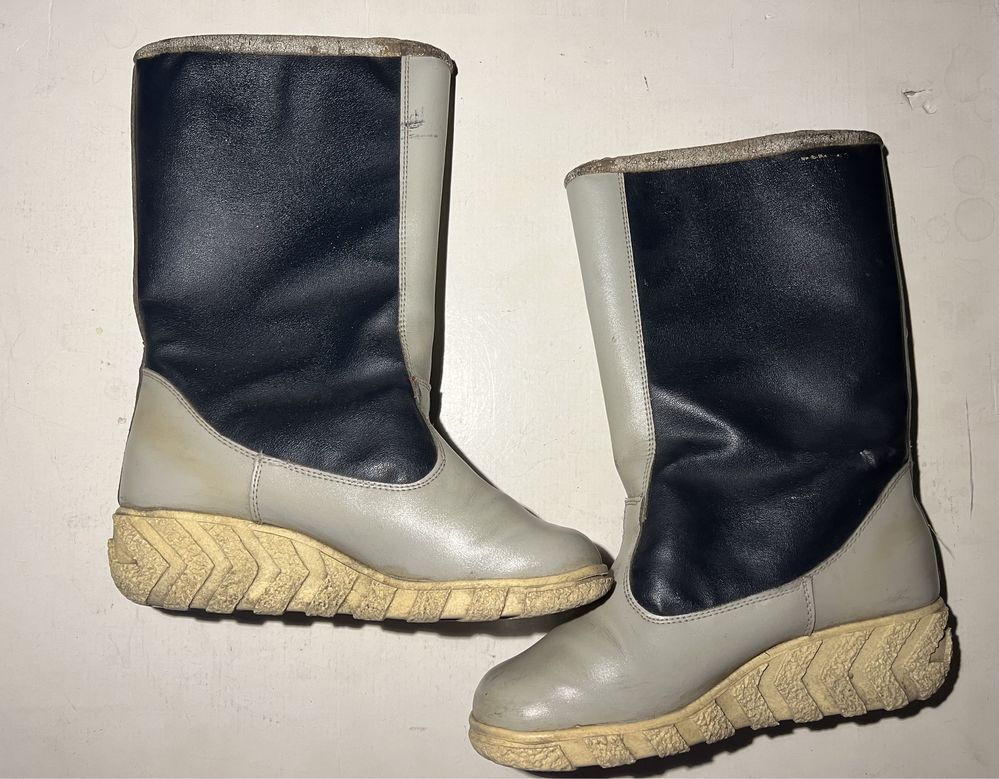 2 x buty Relaks Oryginalne PRL Vintage Nowy Targ białe Czarne