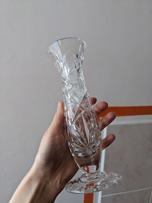 Wazon flakon kryształ PRL flakonik