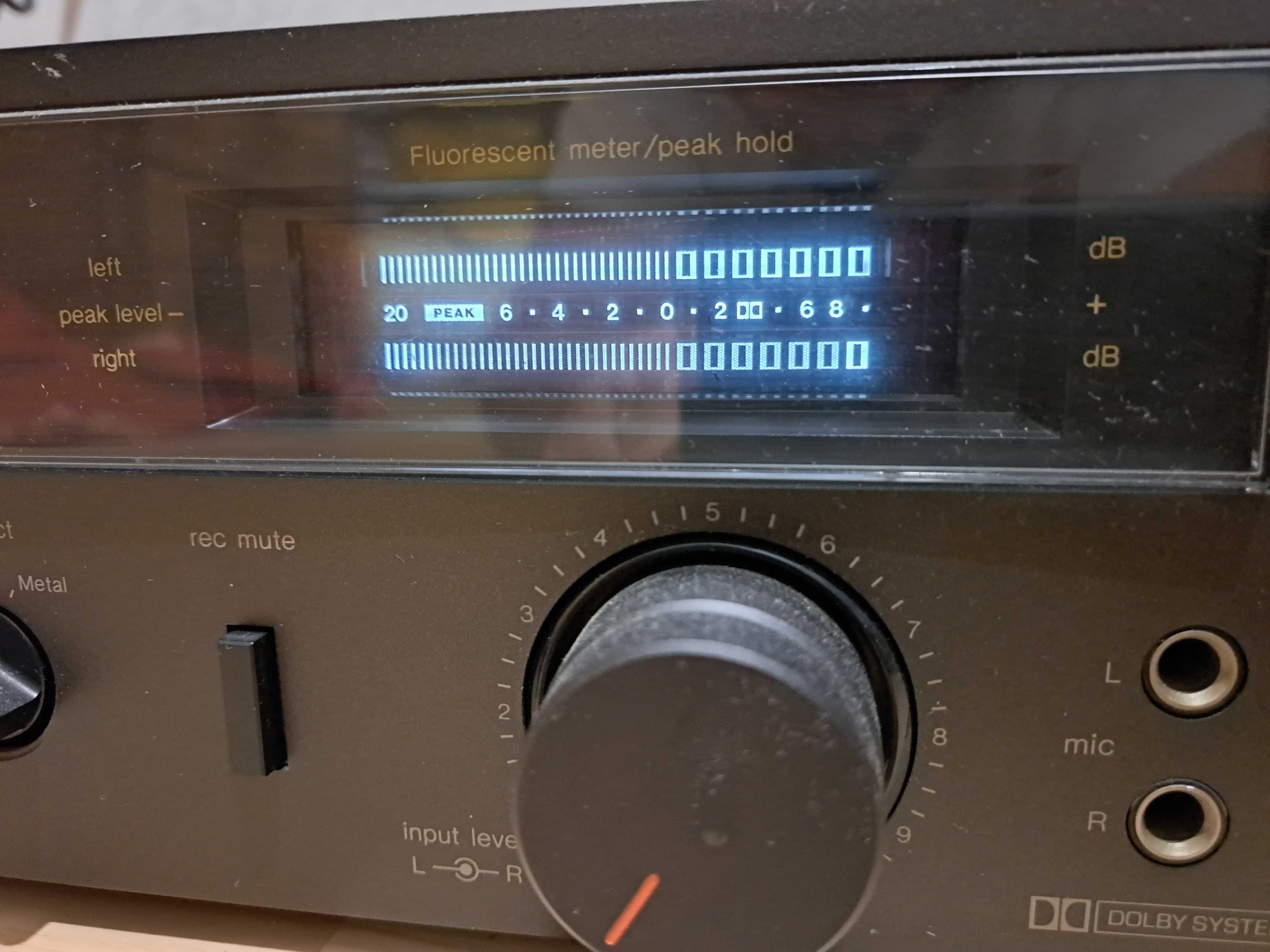 technics magnetofon segment dużej wieży prl