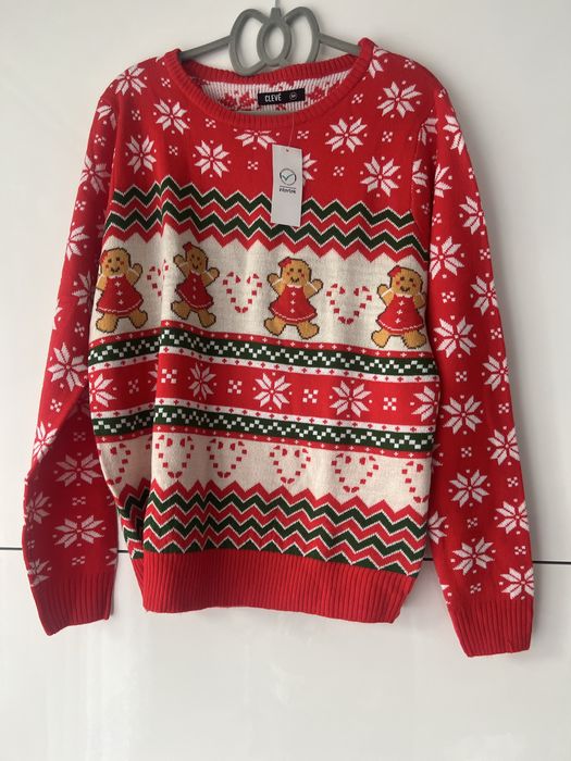 Sweter nowy swiateczny M