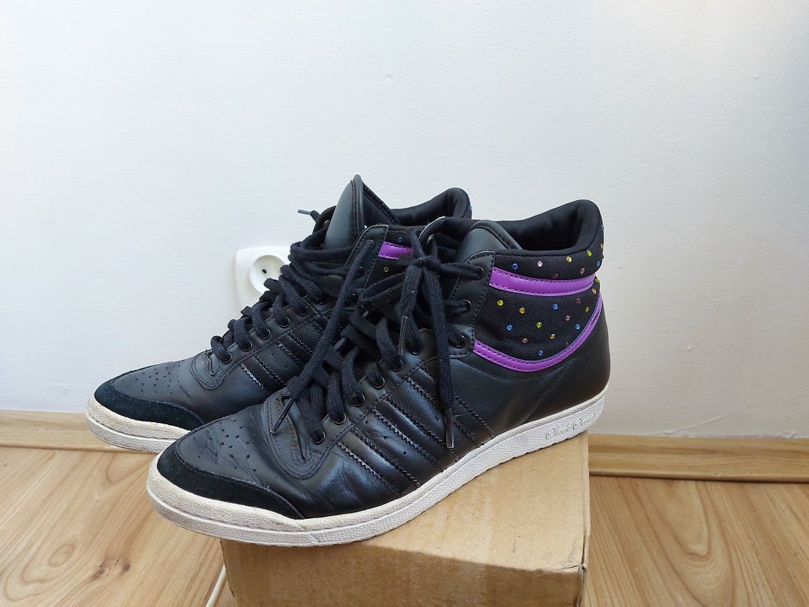 Buty adidas skórzane 40 2/3