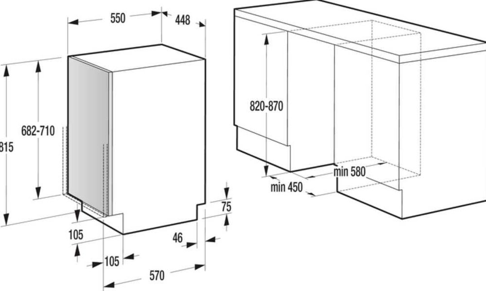 Посудомийна машина Gorenje GV55111