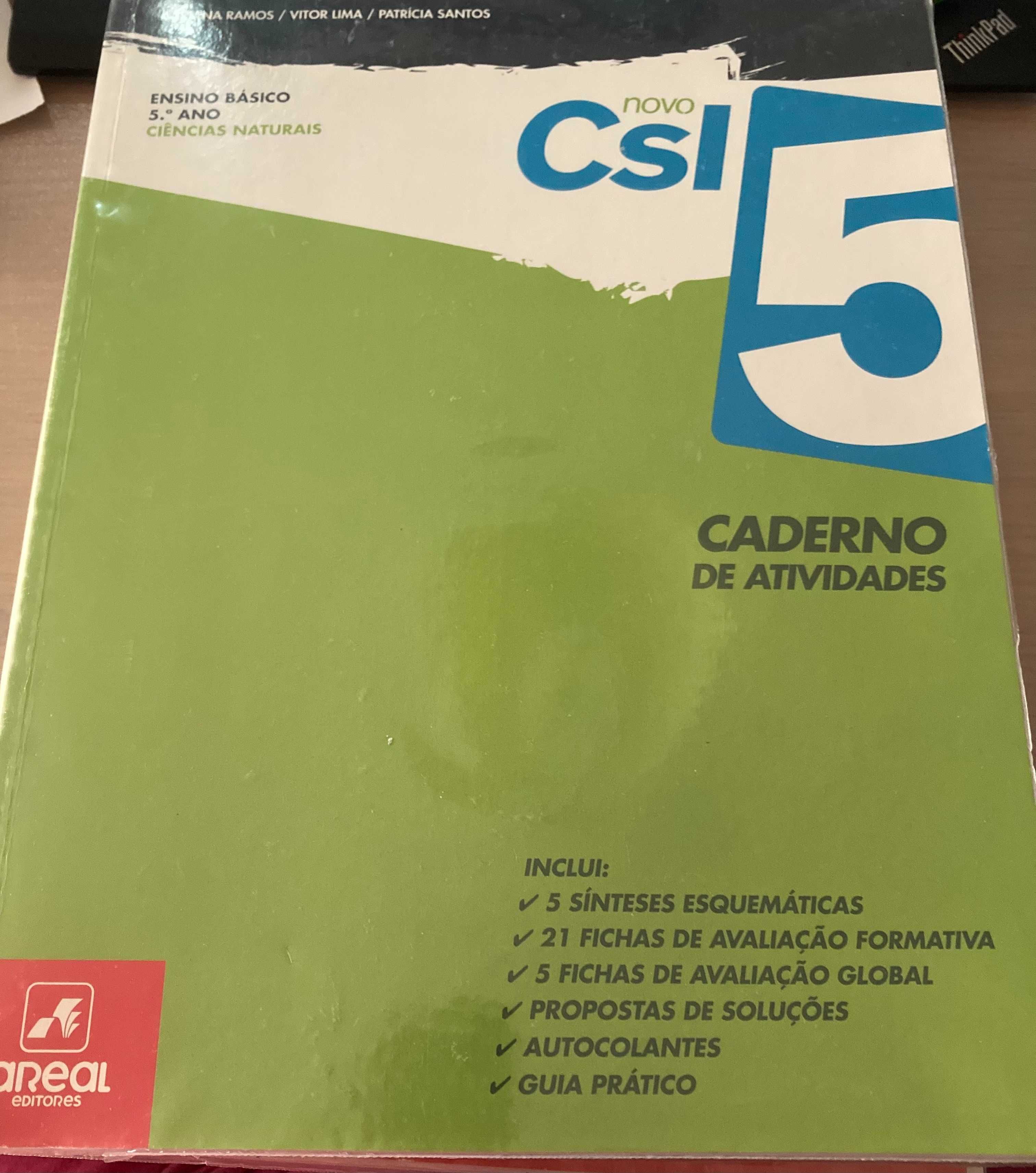 Cadernos Atividades 5 º Ano - NOVOS e PLASTIFICADOS