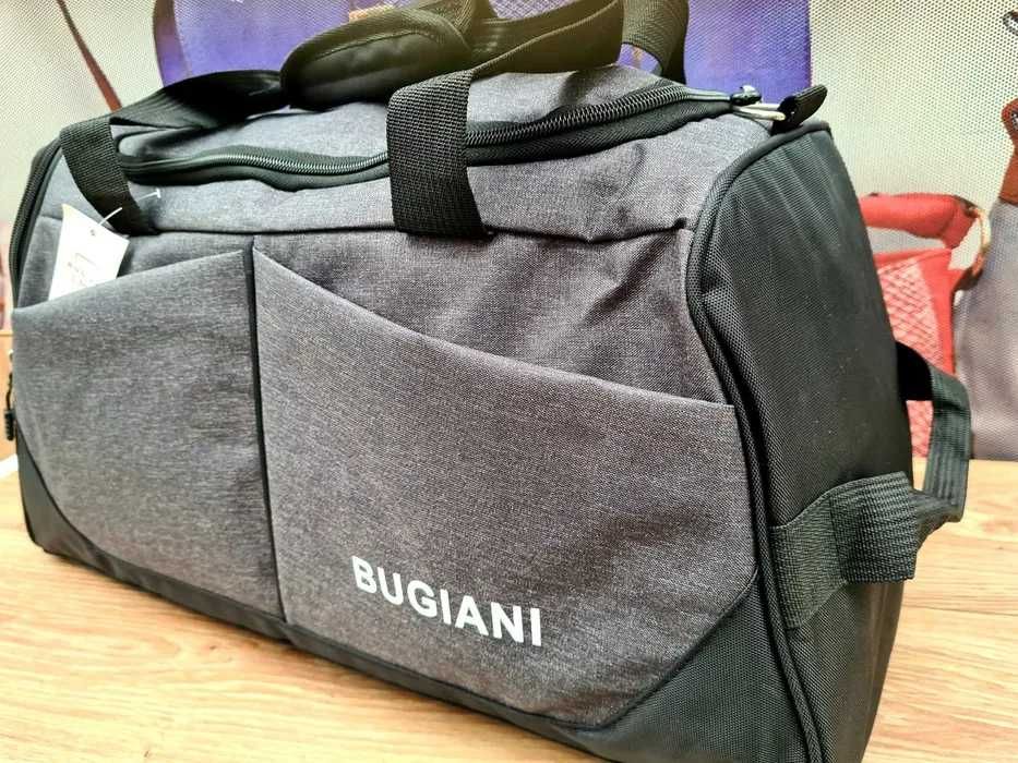 __Nowa duża pojemna torba podróżna szara Bugiani__