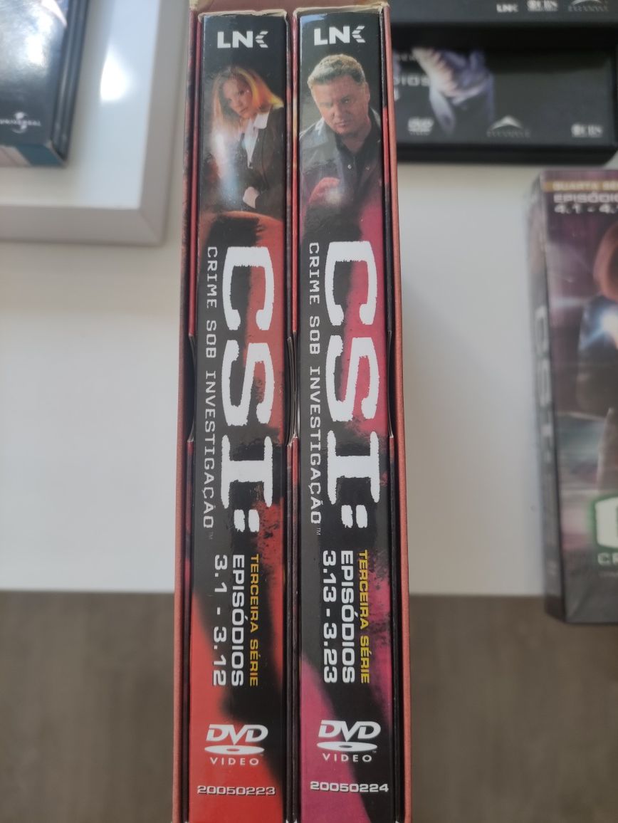 DVD's CSI Las Vegas e Miami