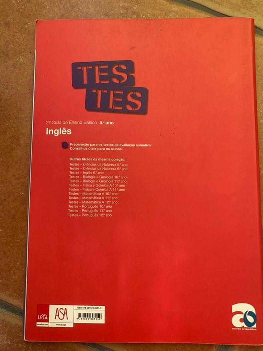 Livro de apoio Inglês 5 ano