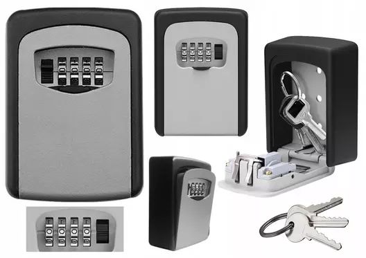 Skrzynka cynkowa na klucze szyfr. Leantoys