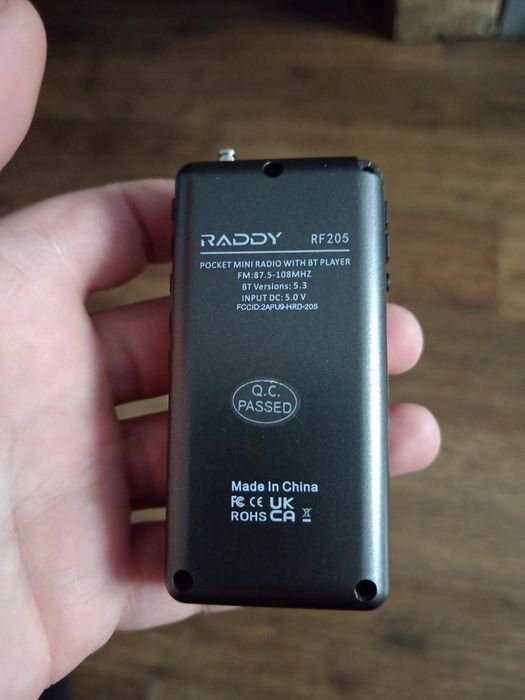Новое мини радио FM с блютузом