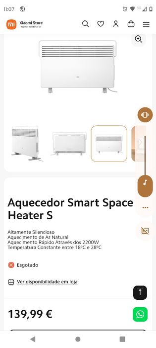 Vendo Aquecedor xiaomi