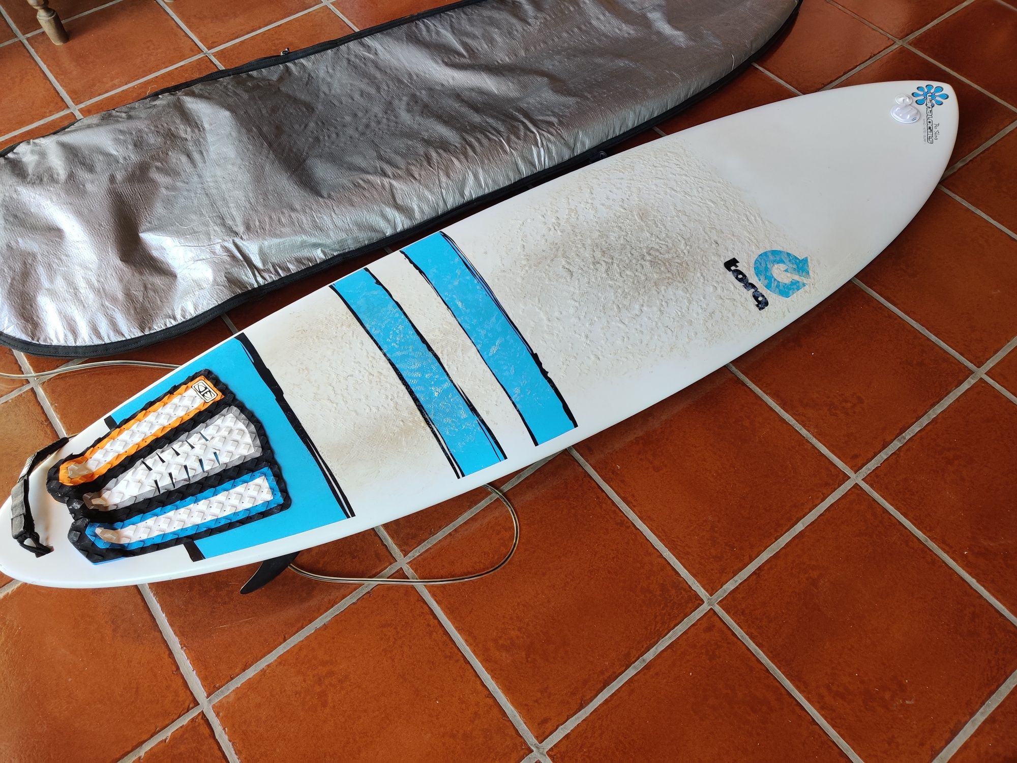 Prancha Surf Torq 6.8" + Deck + Capa