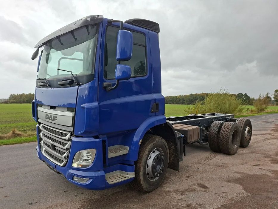 DAF CF 290  Podwozie do zabudowy , rama , euro 6 , oś skrętna