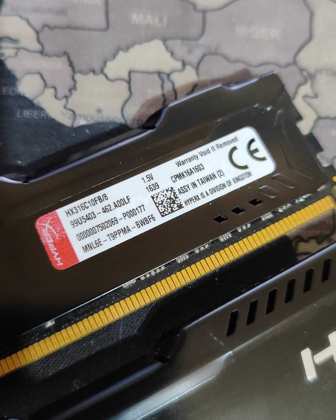 Kingston hyper x ddr3 8gb + 8gb 16gb 1600mhz
