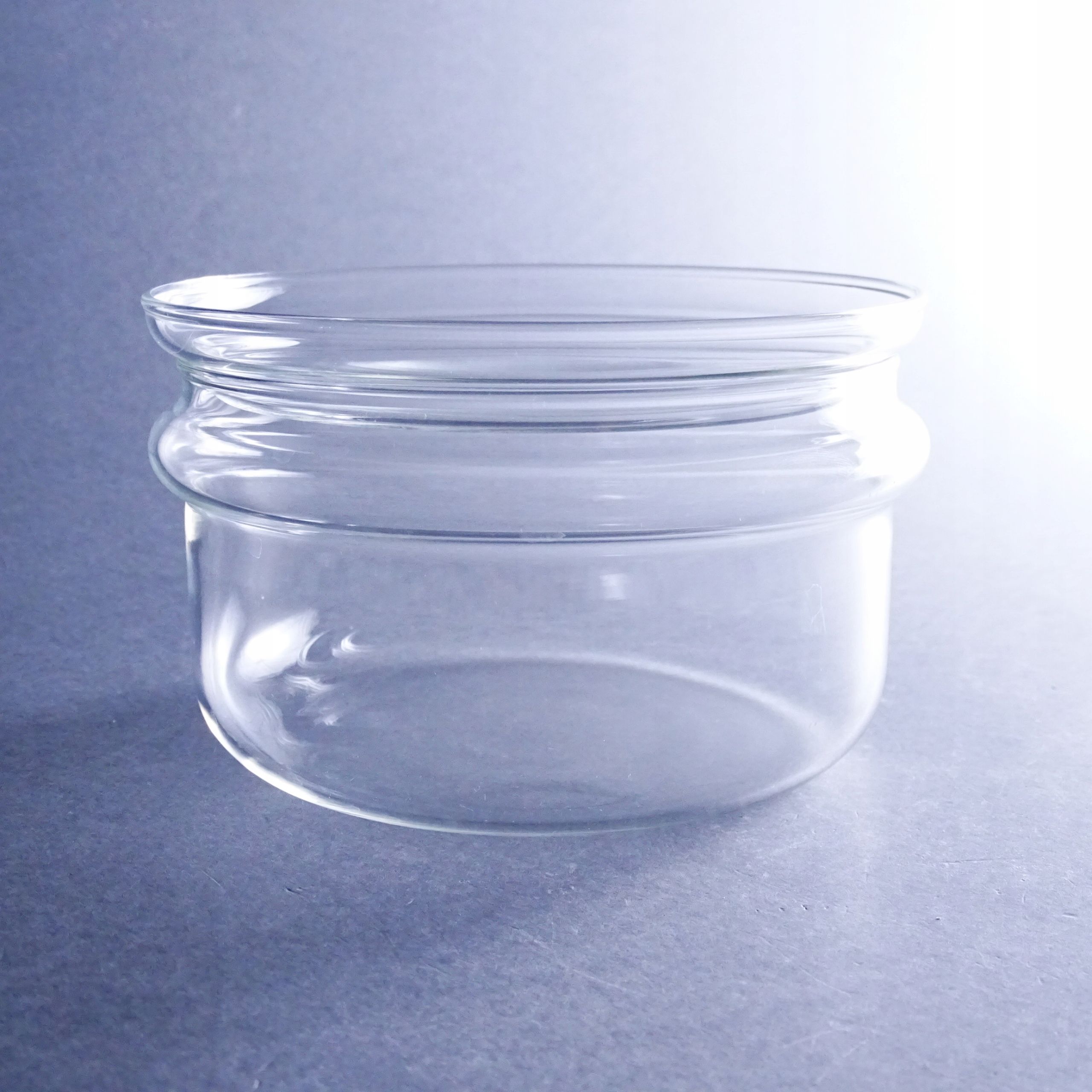 modernizm szklany pojemnik bomboniera jenaer glas