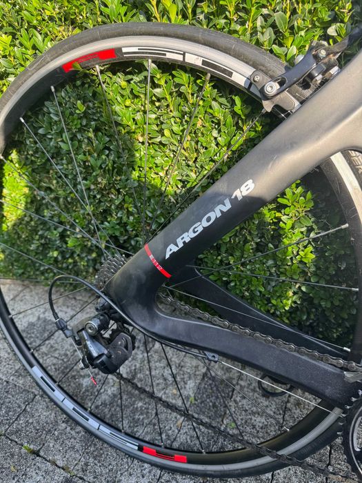 Rower triathlonowy Argon 18 E-112 karbon rozmiar L + akcesoria