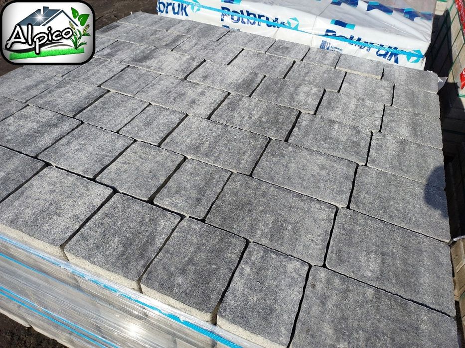 Kostka brukowa Trento Nerino POLBRUK grubość 6 cm Projekt kostki