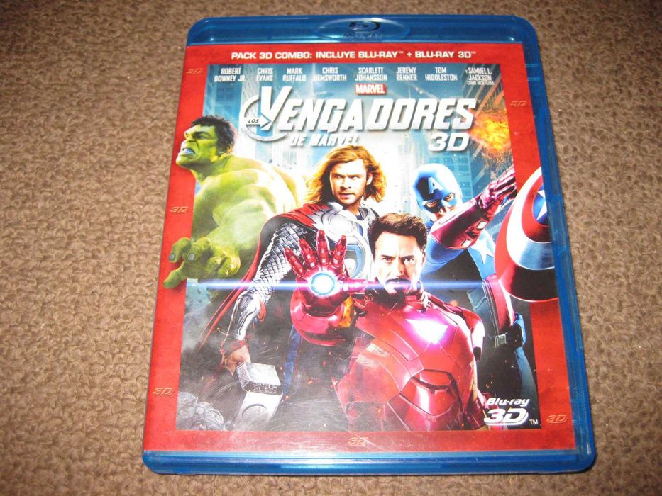 "Os Vingadores" Edição Especial com 1 Blu-Ray+1 Blu-Ray 3D