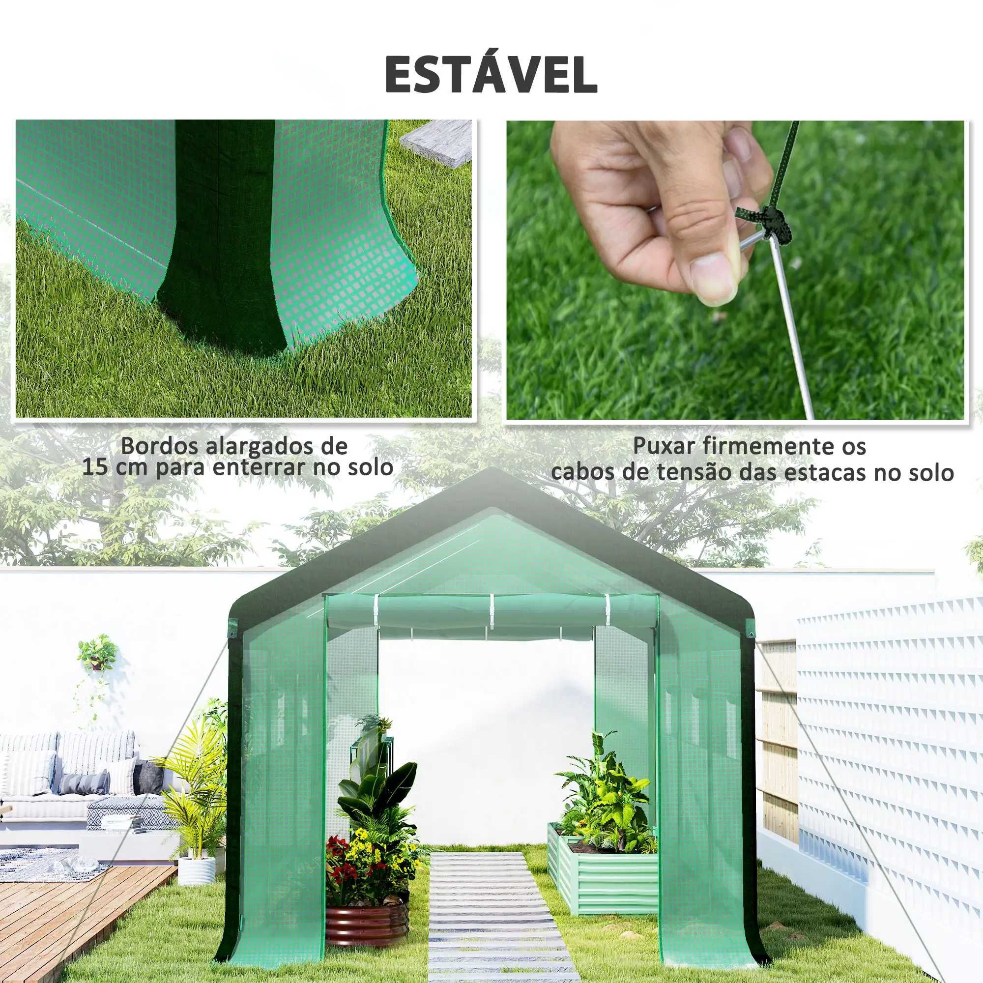 Estufas Jardim 600x300x280 NOVAS! (Entregas Grátis)
