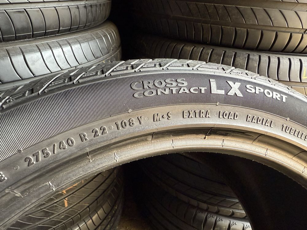 275/40 R22 Continental CrossContact LX Sport 2шт. 80% 2022