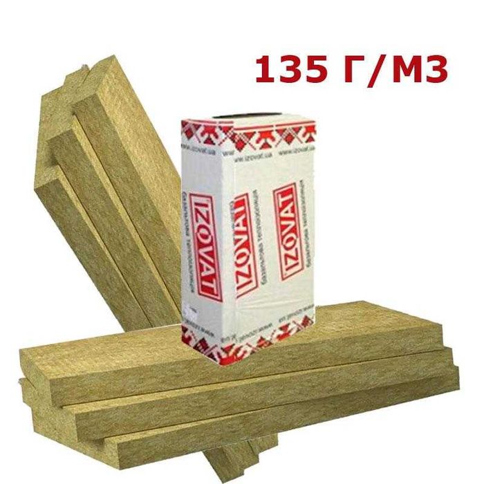 Мінеральна вата ФАСАДНА IZOVAT від 222 грн/м2
