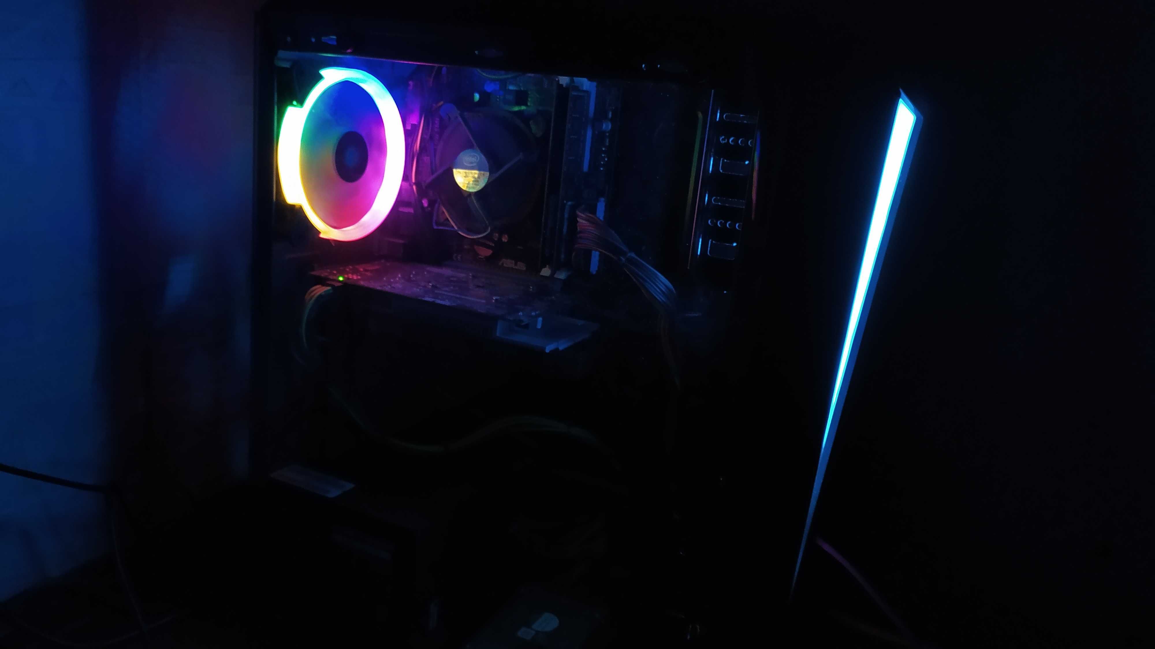 Игровой компьютер, с RGB подсветкой