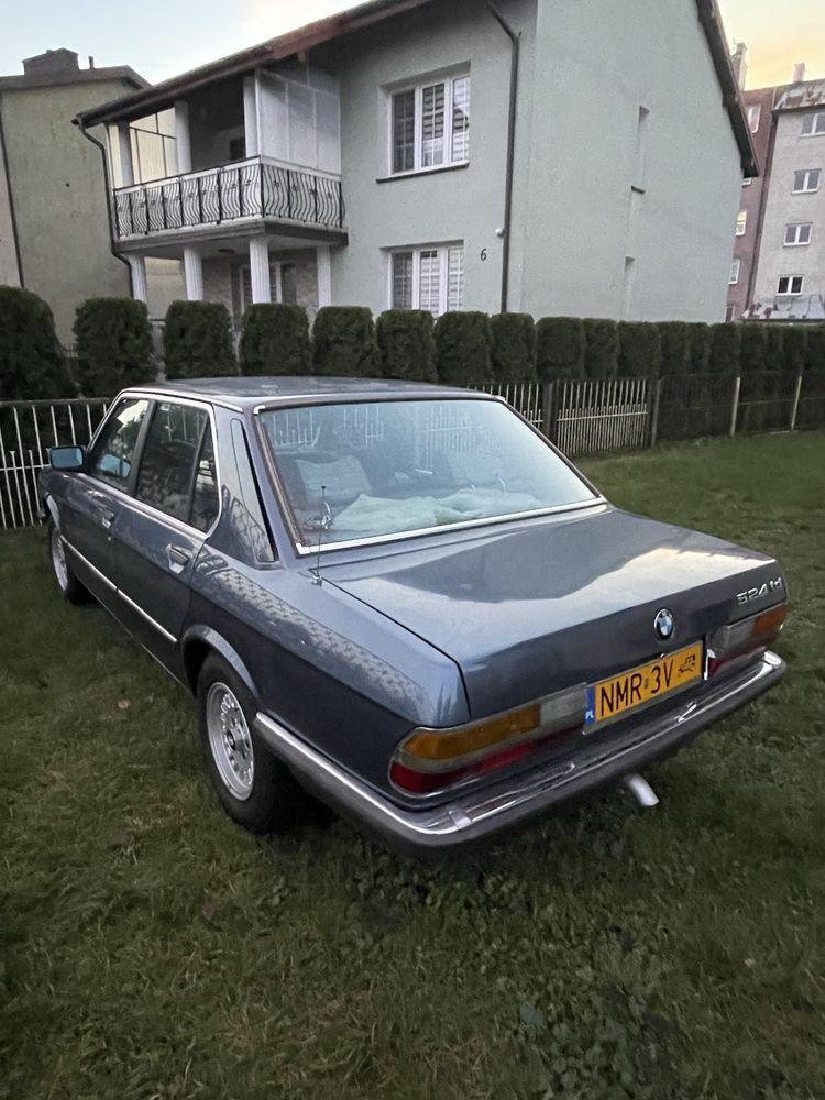 BMW E28 524TD 84r. Klasyk, zabytek.