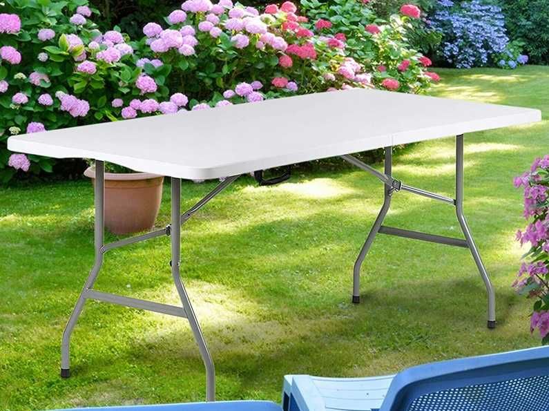 Stół cateringowy ogrodowy NOWY 180CM XXL rozkładany solidny przenośny