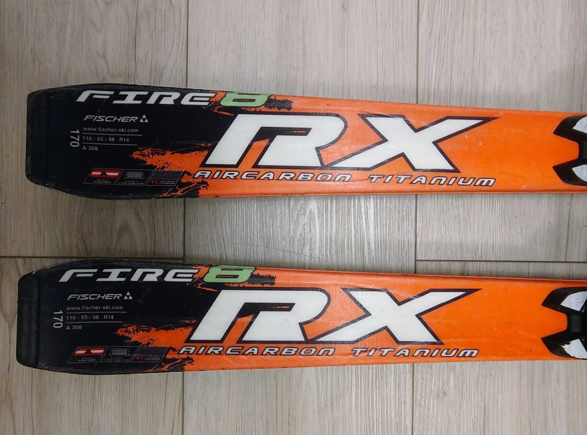 Narty Fischer RX Fire 8 170 cm