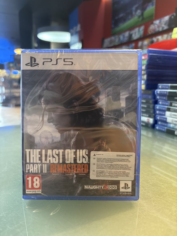 Last of Us part 2 remastered nowa w folii playstation 5
