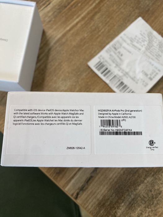 AirPods Pro 2– oryginalne, z paragonem