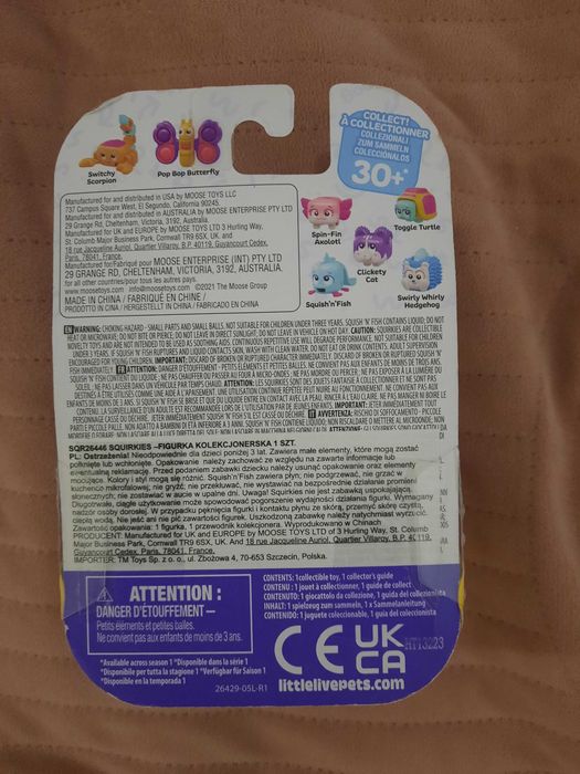 nowe Little Live Live Pets Fidget Pets Cheeky Pop Monkey Wyprzedaż!!!