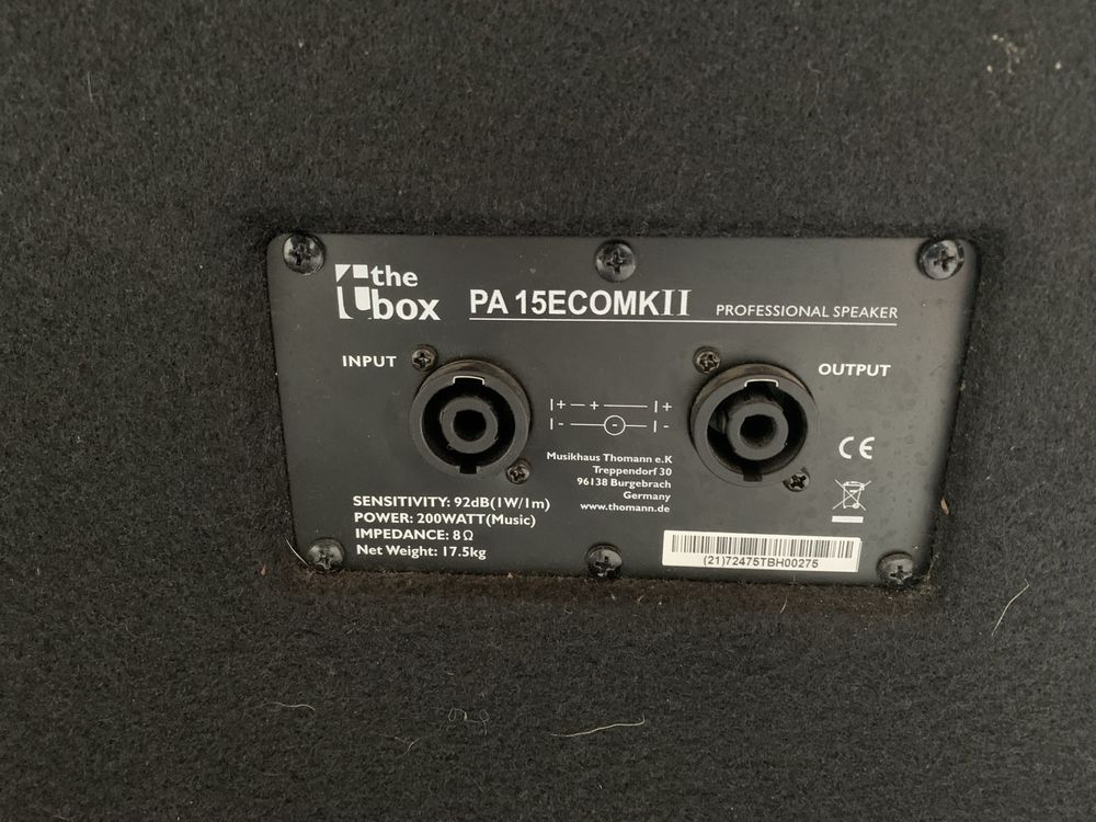 Колонки The box PA 15 ECO MKII