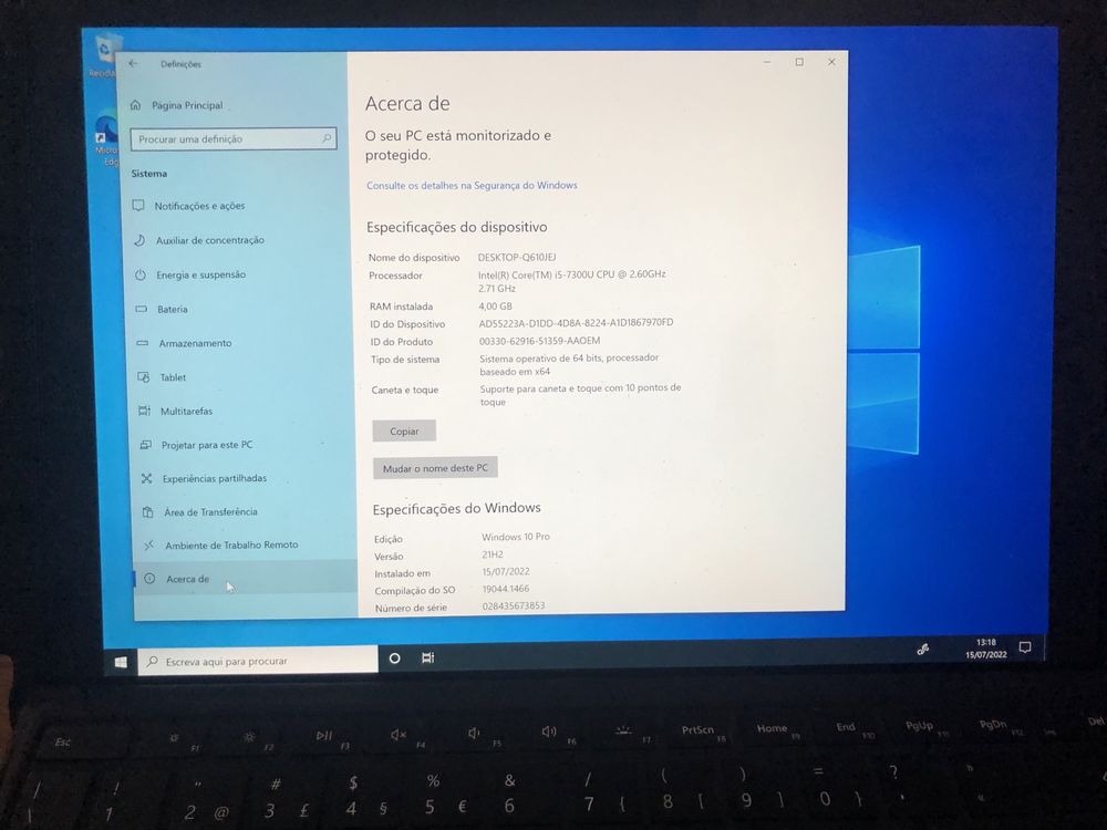 Surface pro 5 2017 como novo