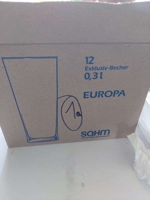 Zestaw 6 pokali szklanek vintage do piwa Żywiec nowe