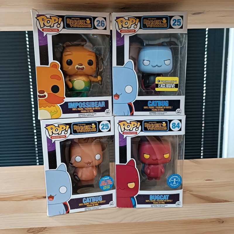 Funko Pop Set 4 Bravest Warriors