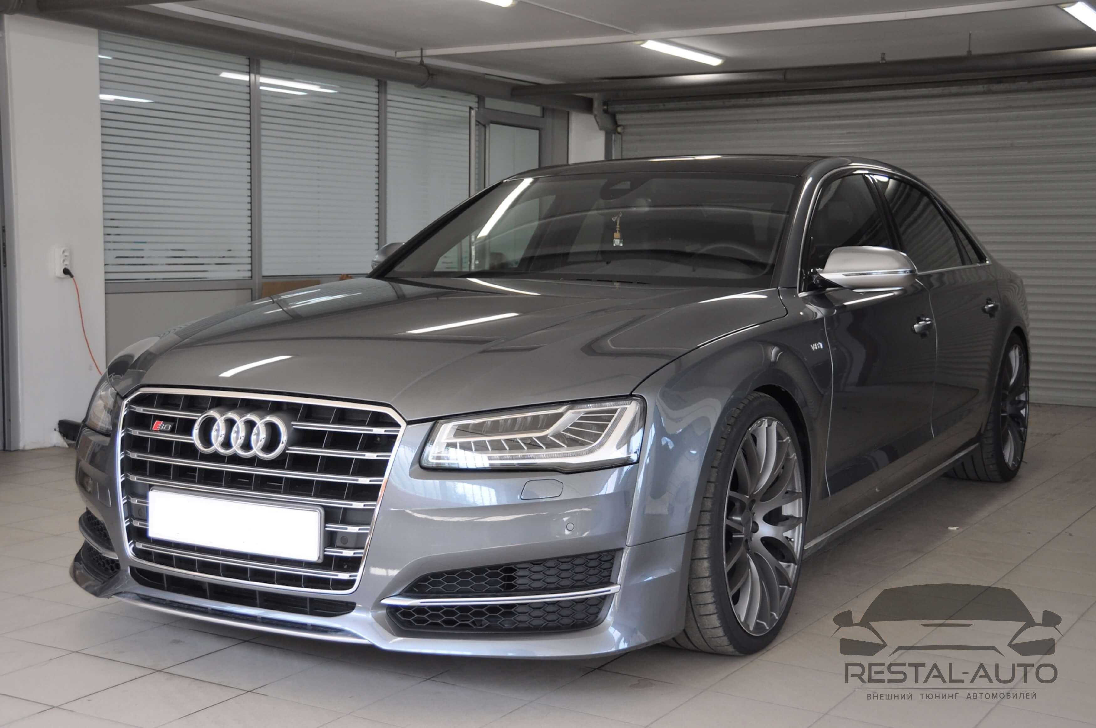 Бампер Передний на Audi A8 D4 14-17 года в стиле S-Line ауди а8 d4 S8