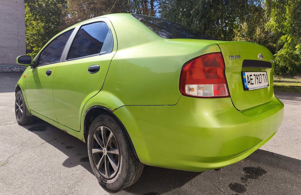 Chevrolet Aveo T200 2005 седан 1.5 бенз + ГБО вписано